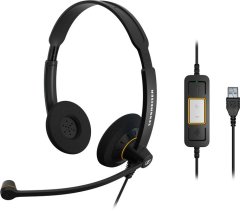 Sennheiser SC60 USB ML Binaural UC Headset - Black