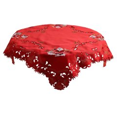 Christmas Embroidered Table Cloth,for Restaurant Dinning Party,33Inch