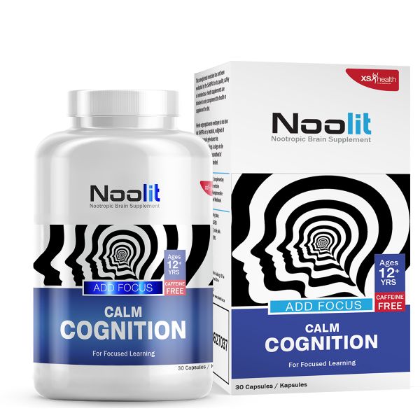 Noolit Nootropic Brain Supplement - Calm Cognition Capsules 30