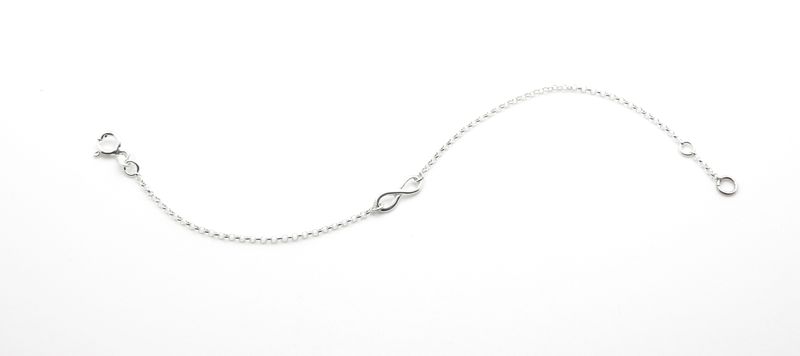 Coeval Sterling Silver Small Infinity Bracelet