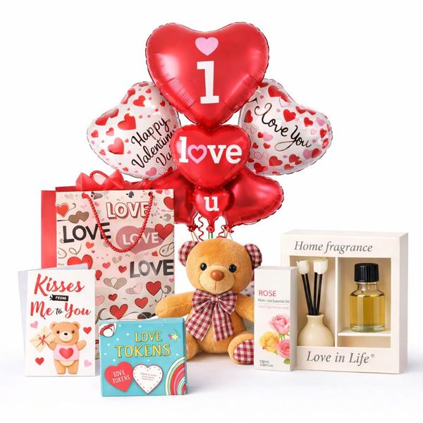 Valentine's Day Romantic Gift Set for Girlfriend, Birthday, Anniversary