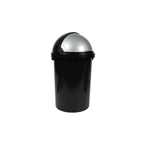 DH - Flip-Top Dustbin 25L - Black