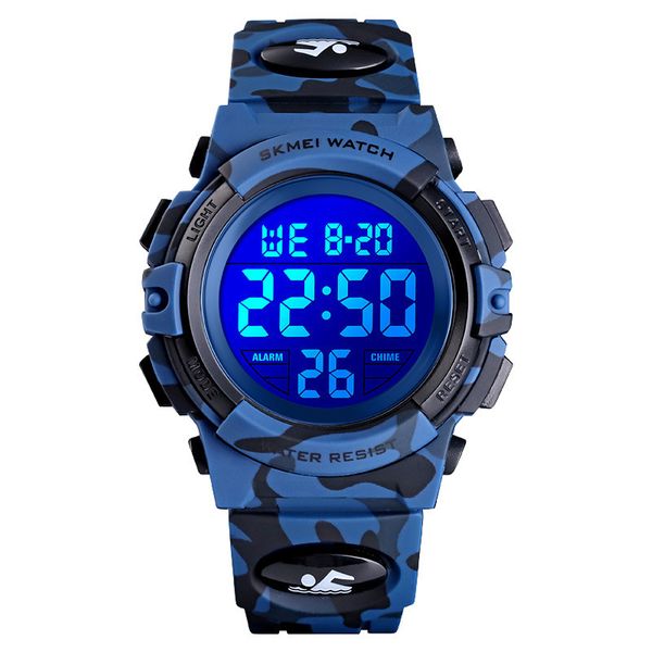Kids Waterproof LED Digital Sports Watch Stopwatch Alarm for Swim Hike Run