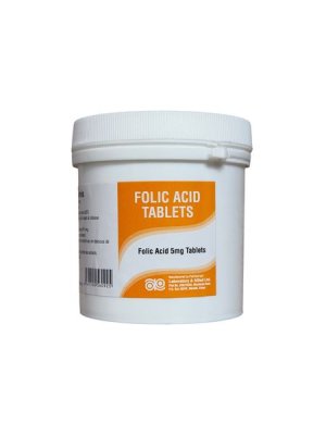 Folic Acid 5mg 1000 Tablets