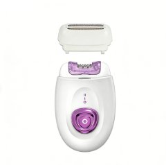 2-in-1 Epilator &amp; Shaver (White/Purple) 1 Set