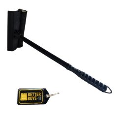 Plastic Garage Window Squeegee Cleaner - Black &amp; Gel Key Holder