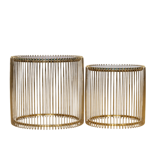 Antilia Coffee Table Gold - Mirror Top