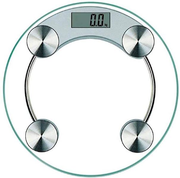Electronic Personal Body Weight Scale - Glass