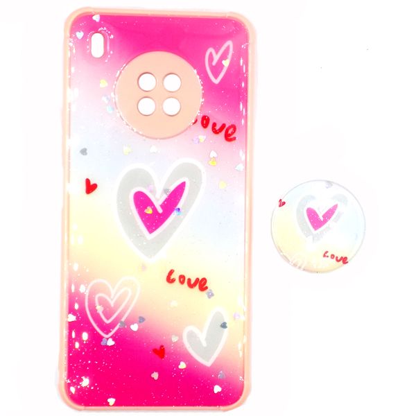 Pop Socket Case for Huawei Nova Y9A