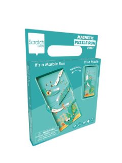 Scratch Europe Magnetic Marble Run and Puzzle Whale