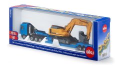 Siku Heavy Haulage Transporter with Flat-Bed Trailer Scale 1:87