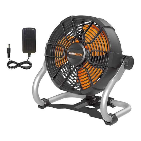 WORX Home &amp; Jobsite Fan 2 Speed AC &amp; Cordless 20V