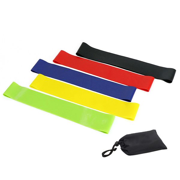 5 Pieces/Set Yoga Resistance Rubber Bands For Sports Fitness Sport Training