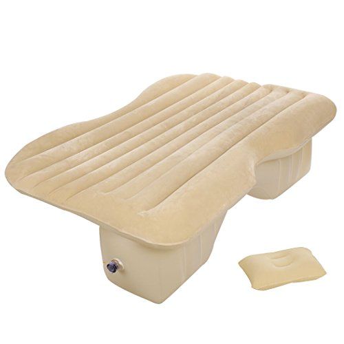 Heavy Duty Car Travel Inflatable Mattress with Electrical Pump - Blue