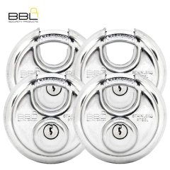 Standard Discus Padlock - 60mm (4 Pack)