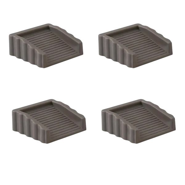 4 Pieces Safety Door Blocker - Windproof Anti-Slam Wedge
