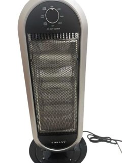 Sokany Silver-Black 1200 W Portable Electric Heater