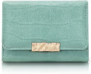 Coin Purse Women's Solid Colour Multi-Function Wallet Light Green