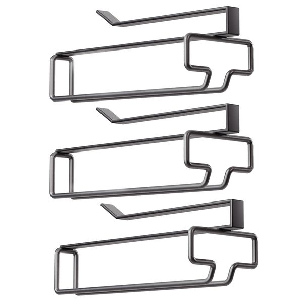 3 Piece Wine Glass Holder Stemware Rack Hanger Under Cabinet