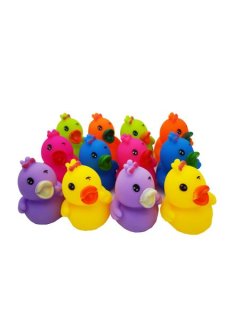Floating Bath Ducks Set of 12 Assorted Colours - Umlozi