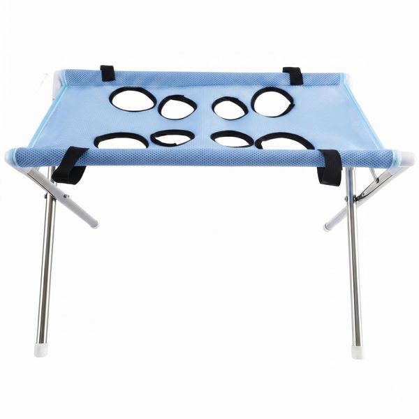 Pet Grooming Hammock with 8-Hole Design and Iron Frame