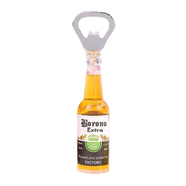 Retro Magnetic Beer Bottle Opener Simulation Beer Bottle Drink Opener