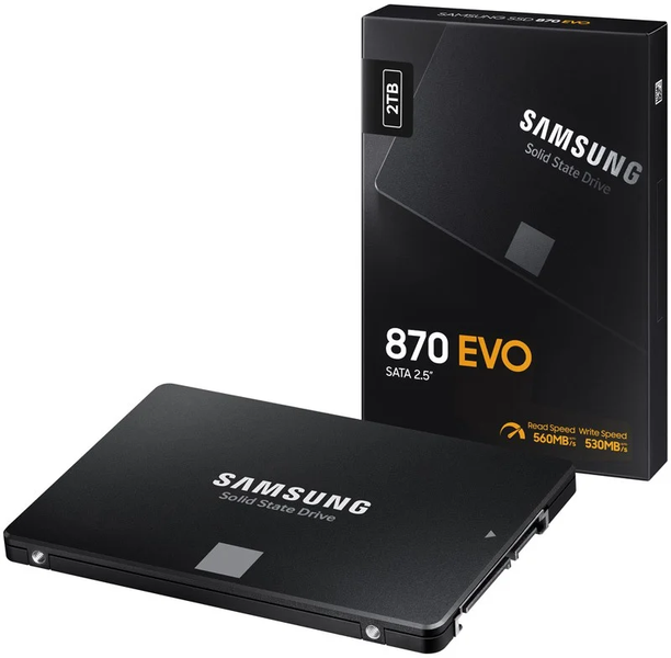 Samsung 870 Evo 2TB SSD 2.5" SATA III SSD