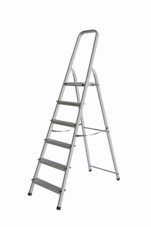 Maxi 6 Step Aluminium Platform Ladder