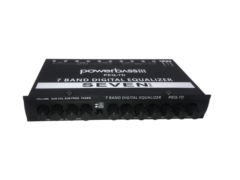 Powerbass 7 Band Dual Balance Graphic Equalizer