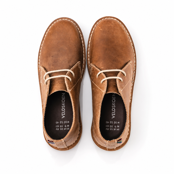 Veldskoen - The Origin Crepe Sole Leather Shoes