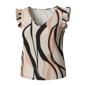 Women's Sleeveless Abstract Blouse