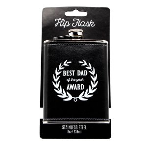 Hip Flask - Best Dad of the year Award