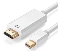 Mini Display Port To HDMI Cable Adapter White PB