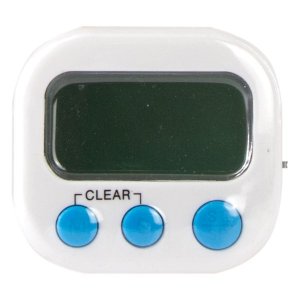Regent Kitchen Timer Digital Abs White - (70X65X20Mm)