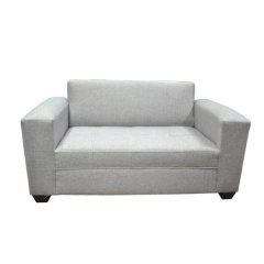 Kira Grey Linen 2 Seater Tuxedo Sofa