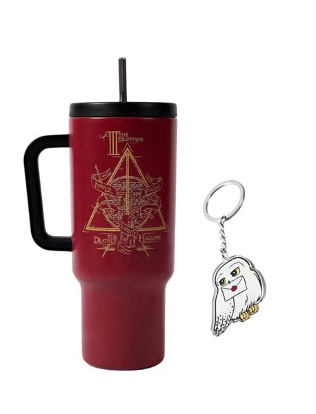 Harry Potter Cup 1.2L &amp; Hedwig Keychain Combo