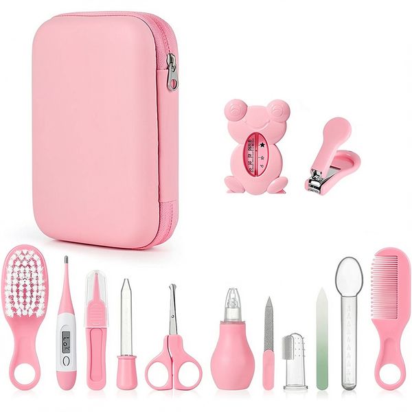 Pink Baby Grooming &amp; Healthcare Kit 13-in-1