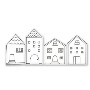 iKids 4 House Bumper Cushion - Line