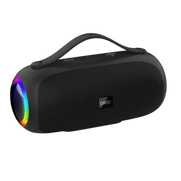 OKOP Portable Bluetooth Speaker with RGB Lighting &amp; TWS - High-Fidelity