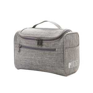Portable High Capacity Travel Wash Toiletry Bag - Gray