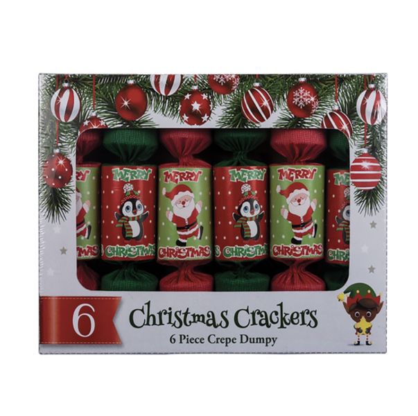 Christmas Crackers Dumpy - 6 Piece