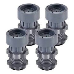 4-Pack Adjustable Height Anti-Vibration Washing Machine Support Feet