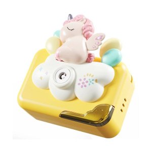 Toddlers Unicorn Electric Bubble Machine Camera Toy With Sounds &amp; Light