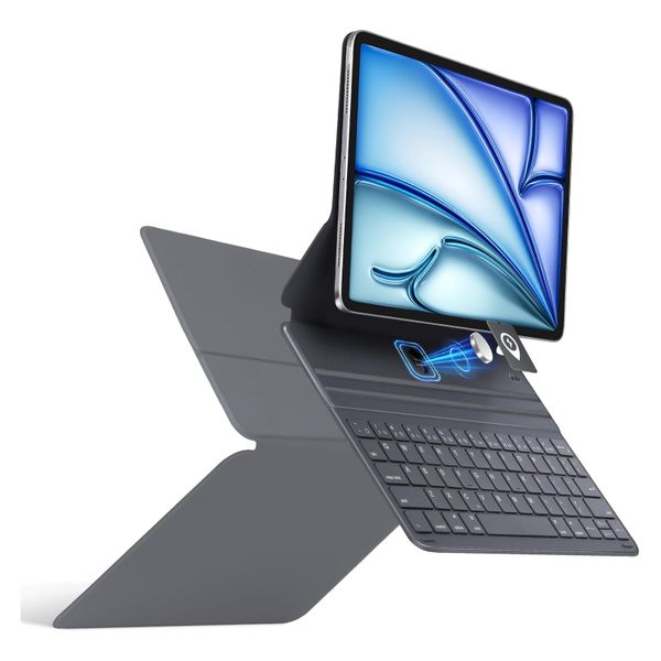 Magnetic Case with Keyboard Compatible with Apple iPad Air 4/5,Air 11"