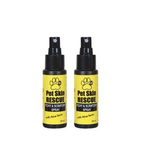 Pet Skin Rescue Itchy &amp; Scratchy Spray. Soothe Irritated Itchy Skin X 2pack