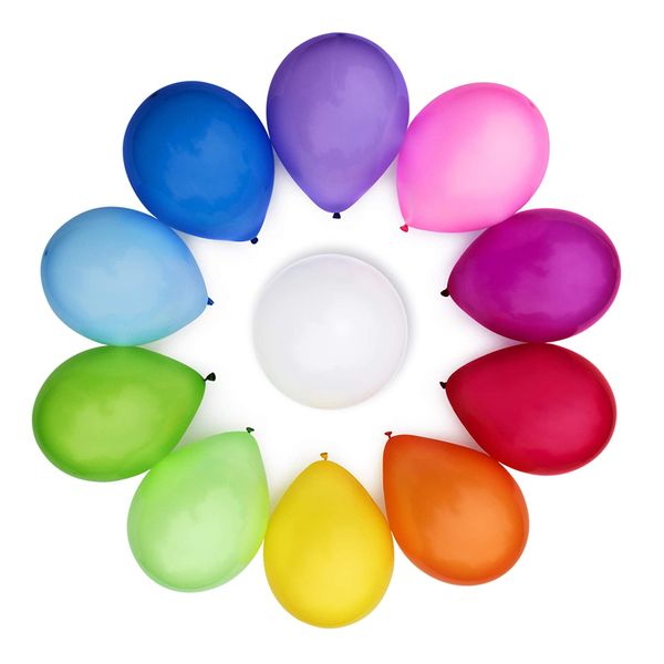 Assorted Coloured Balloons - (Pack of 25)