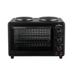Digimark Electric Mini Oven &amp; 2 Solid Hot Plate Cooker 32L