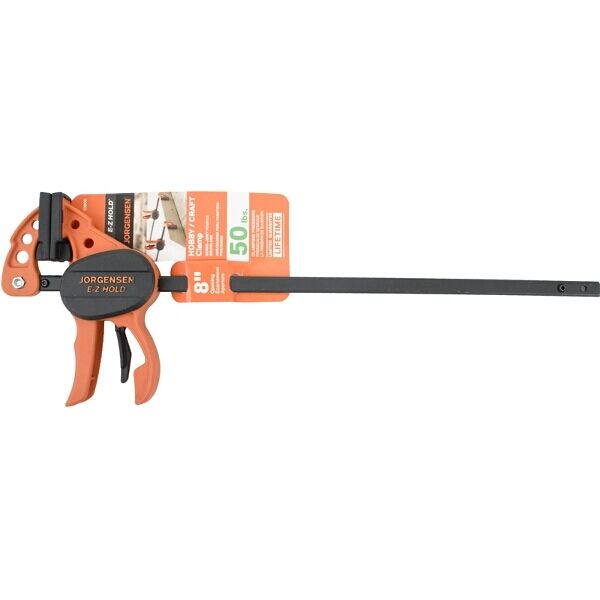 Jorgensen E-Z Hold - Hobby/Craft Clamp - 8 Inch - 200mm - 2 Pack