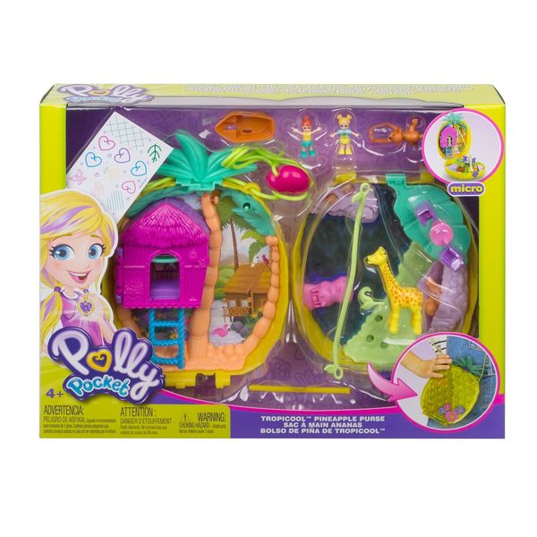 Polly Pocket Purse - Tropicool Pineapple