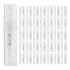 200Pcs/Lot 2ML Transparent Plastic Spray Bottle Small Cosmetic Packing Atom